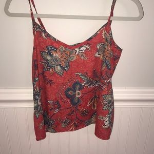 Hollister floral tank top